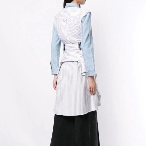 Ground Zero jean jacket with shirt attached, S - Picture 4 of 8